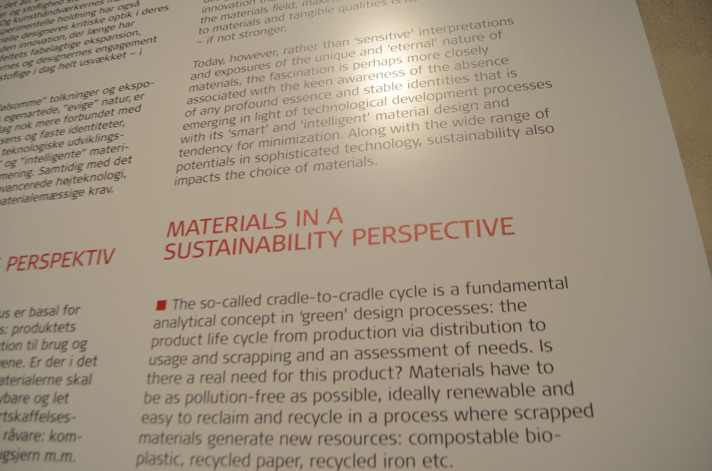 Materials in a Sustainability Perspective.