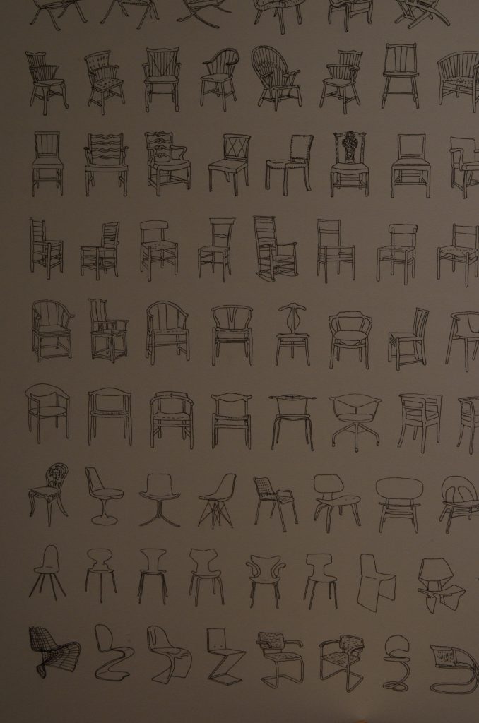 代表的なデンマーク椅子のデザイン画