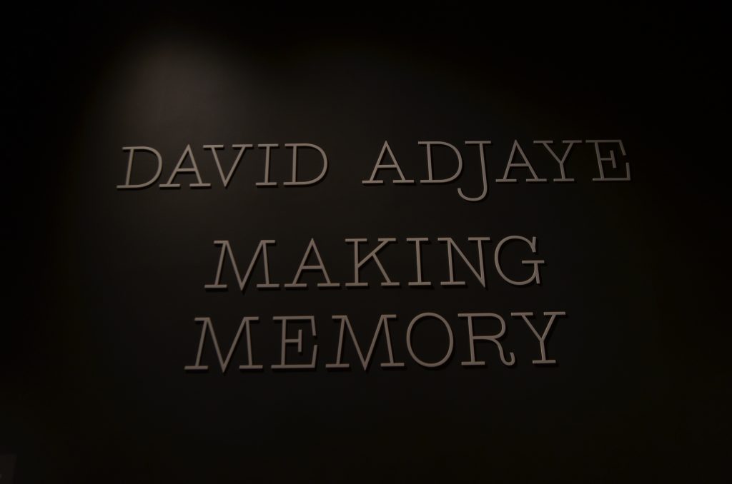 DAVID ADJAYE【MAKING MEMORY展】